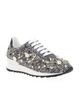 Donna Scarpe | Casadei Marvin Embellished Glitter Sneaker